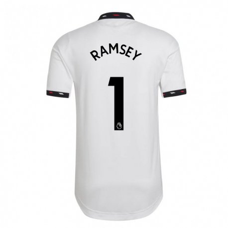 Kandiny Hombre Camiseta Emily Ramsey #1 Blanco 2ª Equipación 2022/23 La Camisa Chile