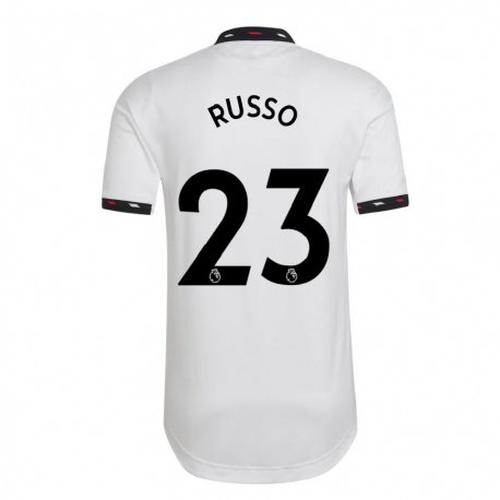 Kandiny Hombre Camiseta Alessia Russo #23 Blanco 2ª Equipación 2022/23 La Camisa Chile
