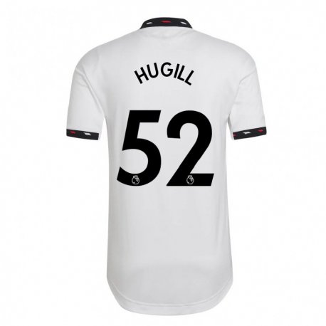 Kandiny Hombre Camiseta Joe Hugill #52 Blanco 2ª Equipación 2022/23 La Camisa Chile