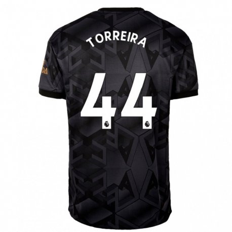 Kandiny Hombre Camiseta Lucas Torreira #44 Gris Oscuro 2ª Equipación 2022/23 La Camisa Chile