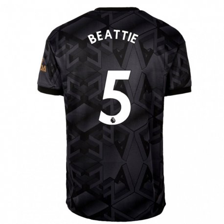 Kandiny Hombre Camiseta Jen Beattie #5 Gris Oscuro 2ª Equipación 2022/23 La Camisa Chile