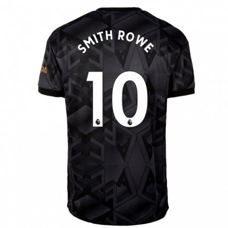 Kandiny Hombre Camiseta Emile Smith Rowe #10 Gris Oscuro 2ª Equipación 2022/23 La Camisa Chile