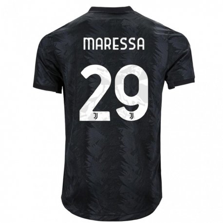 Kandiny Hombre Camiseta Tommaso Maressa #29 Negro Oscuro 2ª Equipación 2022/23 La Camisa Chile