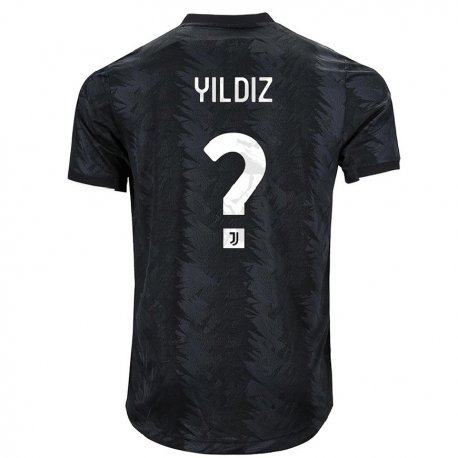 Kandiny Hombre Camiseta Kenan Yildiz #0 Negro Oscuro 2ª Equipación 2022/23 La Camisa Chile