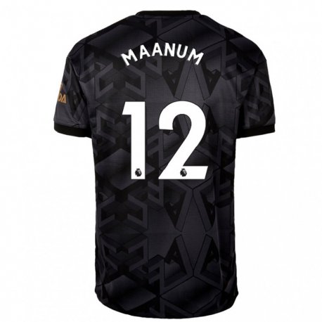 Kandiny Hombre Camiseta Frida Maanum #12 Gris Oscuro 2ª Equipación 2022/23 La Camisa Chile