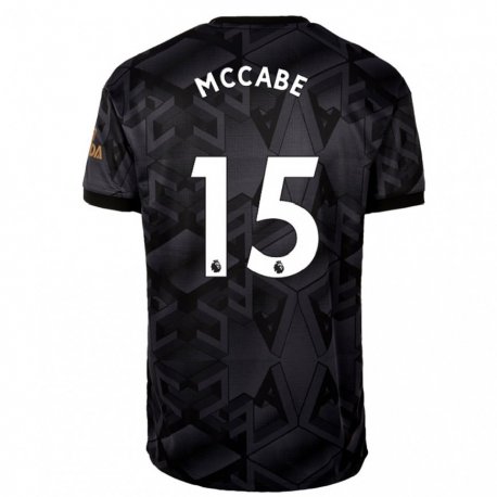 Kandiny Hombre Camiseta Katie Mccabe #15 Gris Oscuro 2ª Equipación 2022/23 La Camisa Chile