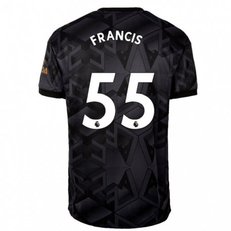 Kandiny Hombre Camiseta Jack Henry Francis #55 Gris Oscuro 2ª Equipación 2022/23 La Camisa Chile