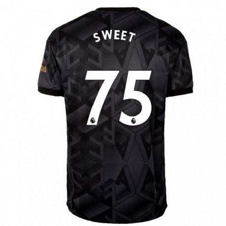 Kandiny Hombre Camiseta James Sweet #75 Gris Oscuro 2ª Equipación 2022/23 La Camisa Chile