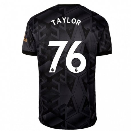 Kandiny Hombre Camiseta Kido Taylor Hart #76 Gris Oscuro 2ª Equipación 2022/23 La Camisa Chile