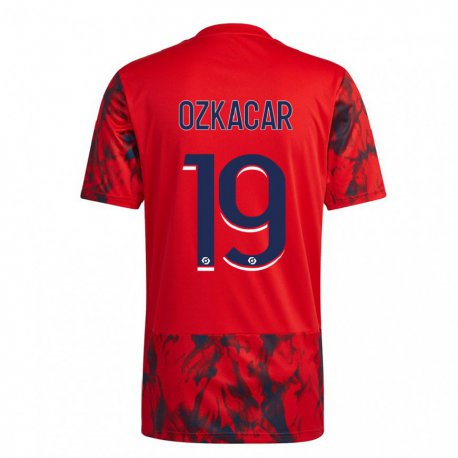 Kandiny Hombre Camiseta Cenk Ozkacar #19 Espacio Rojo 2ª Equipación 2022/23 La Camisa Chile