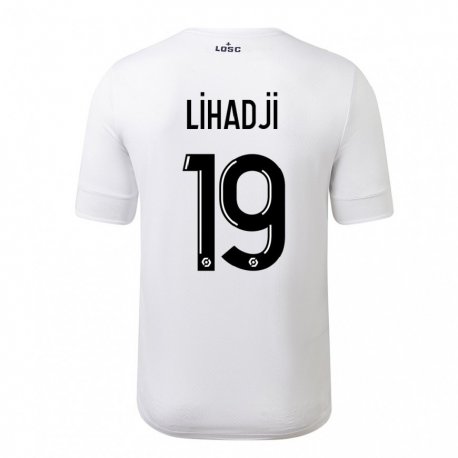 Kandiny Hombre Camiseta Isaac Lihadji #19 Carmesí Blanco 2ª Equipación 2022/23 La Camisa Chile