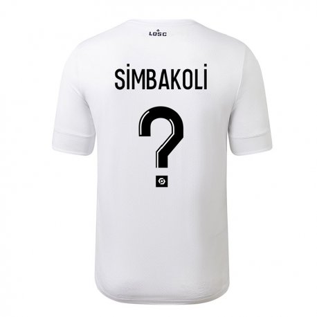 Kandiny Hombre Camiseta Mamadou Simbakoli #0 Carmesí Blanco 2ª Equipación 2022/23 La Camisa Chile