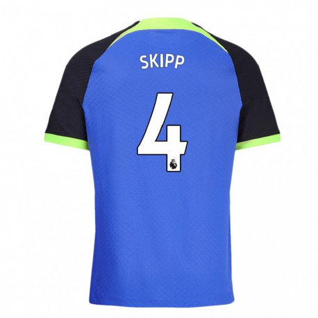 Kandiny Hombre Camiseta Oliver Skipp #4 Azul Verde 2ª Equipación 2022/23 La Camisa Chile