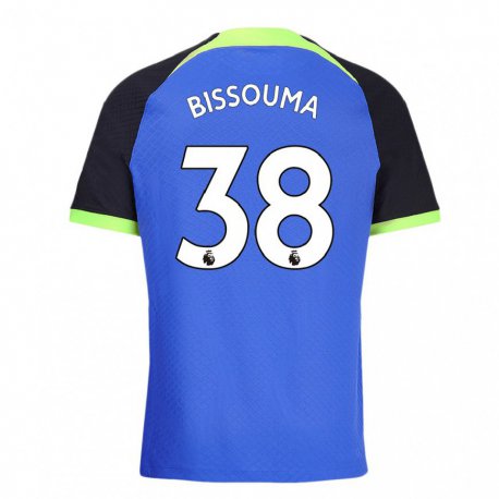 Kandiny Hombre Camiseta Yves Bissouma #38 Azul Verde 2ª Equipación 2022/23 La Camisa Chile