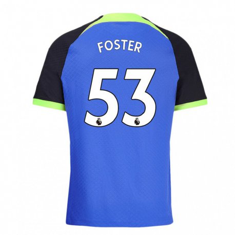 Kandiny Hombre Camiseta Brooklyn Lyons Foster #53 Azul Verde 2ª Equipación 2022/23 La Camisa Chile