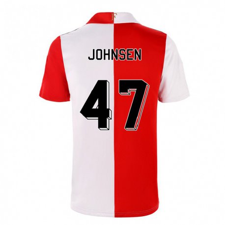 Kandiny Mujer Camiseta Mikael Torset Johnsen #47 Ají Blanco 1ª Equipación 2022/23 La Camisa Chile