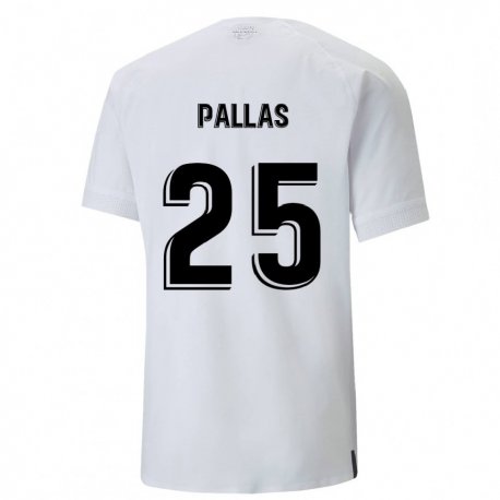 Kandiny Mujer Camiseta Nerea Pallas #25 Blanco Cremoso 1ª Equipación 2022/23 La Camisa Chile