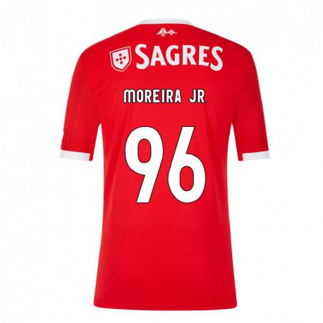 Kandiny Mujer Camiseta Diego Moreira #96 Rojo Neón 1ª Equipación 2022/23 La Camisa Chile