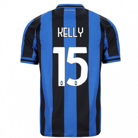 Kandiny Mujer Camiseta Maegan Kelly #15 Azul Negro 1ª Equipación 2022/23 La Camisa Chile
