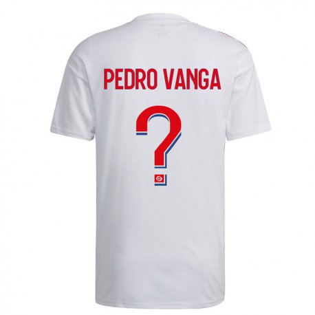 Kandiny Mujer Camiseta Emerson Pedro Vanga #0 Blanco Azul Rojo 1ª Equipación 2022/23 La Camisa Chile