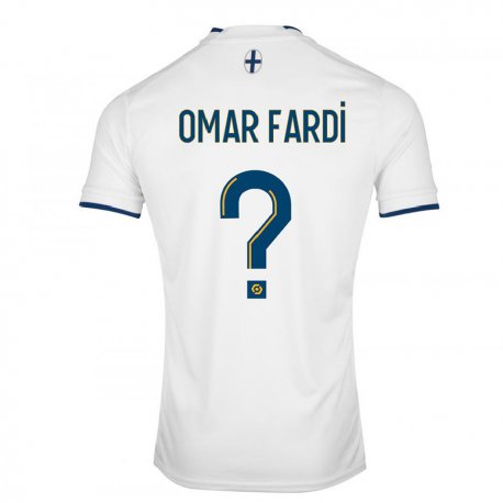 Kandiny Mujer Camiseta El Omar Fardi #0 Zafiro Blanco 1ª Equipación 2022/23 La Camisa Chile