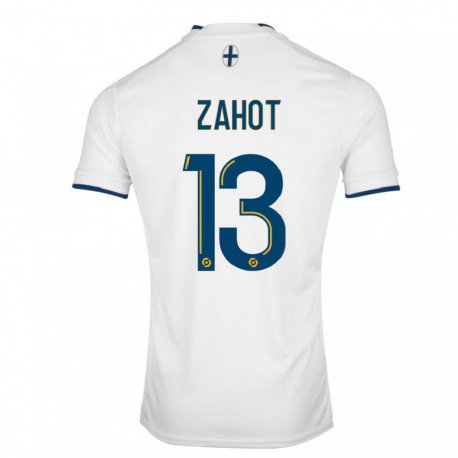Kandiny Mujer Camiseta Sarah Zahot #13 Zafiro Blanco 1ª Equipación 2022/23 La Camisa Chile