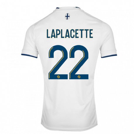 Kandiny Mujer Camiseta Tess Laplacette #22 Zafiro Blanco 1ª Equipación 2022/23 La Camisa Chile