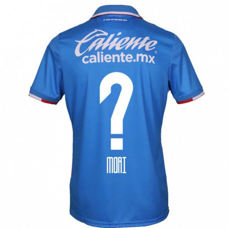 Kandiny Mujer Camiseta Ramiro Funes Mori #0 Azure Azul 1ª Equipación 2022/23 La Camisa Chile