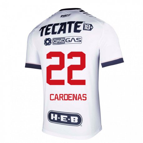 Kandiny Mujer Camiseta Luis Cardenas #22 Espacio en Blanco 1ª Equipación 2022/23 La Camisa Chile