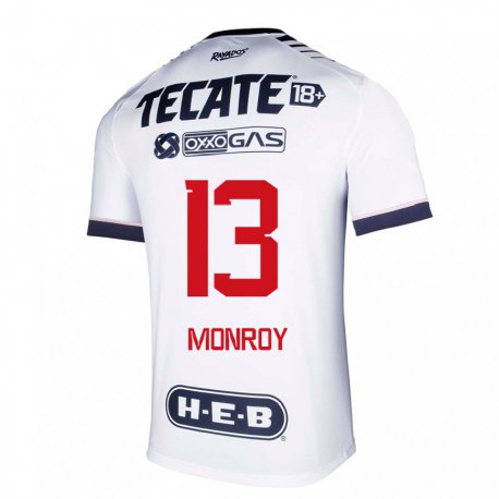 Kandiny Mujer Camiseta Paola Monroy #13 Espacio En Blanco 1ª Equipación 2022/23 La Camisa Chile