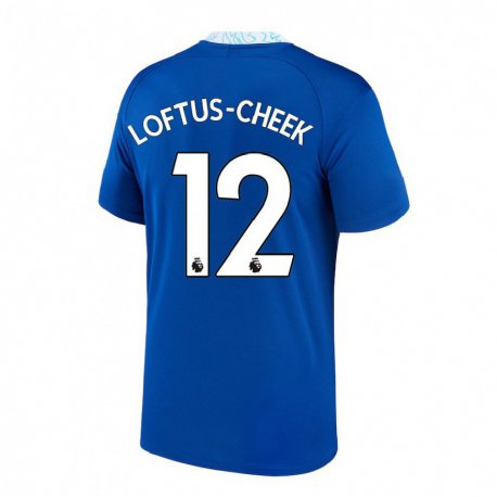 Kandiny Mujer Camiseta Ruben Loftus-Cheek #12 Azul Oscuro 1ª Equipación 2022/23 La Camisa Chile