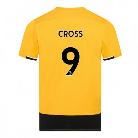Kandiny Mujer Camiseta Jade Cross #9 Amarillo Negro 1ª Equipación 2022/23 La Camisa Chile