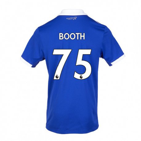 Kandiny Mujer Camiseta Zach Booth #75 Azul Blanco 1ª Equipación 2022/23 La Camisa Chile