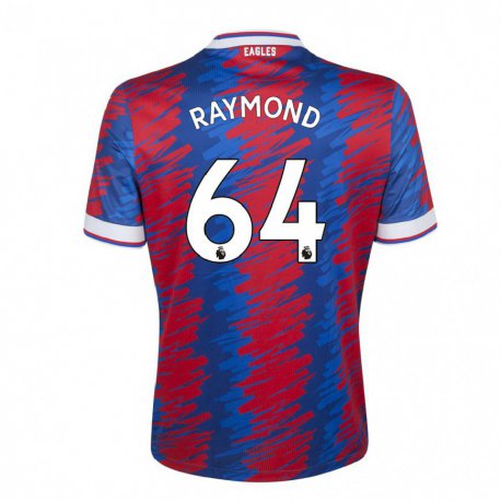 Kandiny Mujer Camiseta Jadan Raymond #64 Rojo Azul 1ª Equipación 2022/23 La Camisa Chile