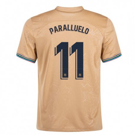 Kandiny Mujer Camiseta Salma Paralluelo #11 Oro 2ª Equipación 2022/23 La Camisa Chile