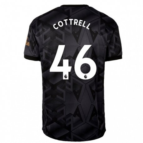 Kandiny Mujer Camiseta Ben Cottrell #46 Gris Oscuro 2ª Equipación 2022/23 La Camisa Chile