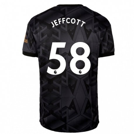 Kandiny Mujer Camiseta Henry Jeffcott #58 Gris Oscuro 2ª Equipación 2022/23 La Camisa Chile