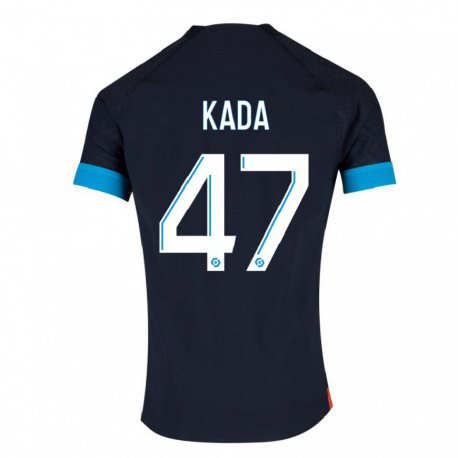 Kandiny Mujer Camiseta Joakim Kada #47 Olímpico Negro 2ª Equipación 2022/23 La Camisa Chile
