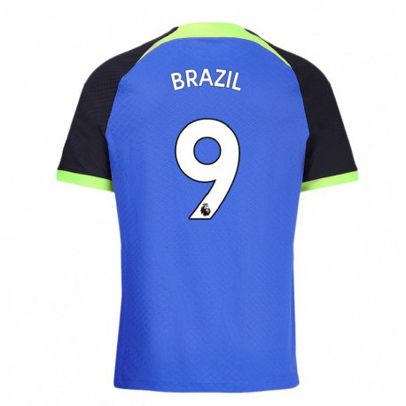 Kandiny Mujer Camiseta Ellie Brazil #9 Azul Verde 2ª Equipación 2022/23 La Camisa Chile