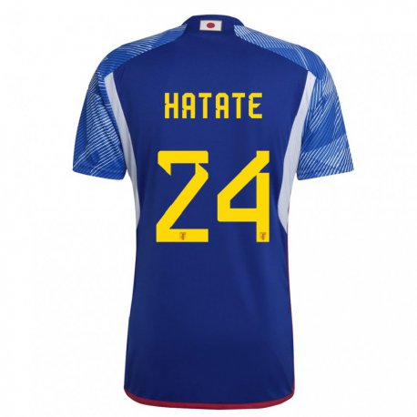 Kandiny Niño Camiseta Japón Reo Hatate #24 Azul Real 1ª Equipación 22-24 La Camisa Chile