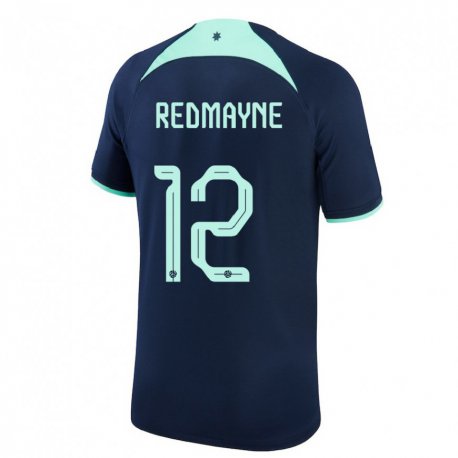 Kandiny Niño Camiseta Australia Andrew Redmayne #12 Azul Oscuro 2ª Equipación 22-24 La Camisa Chile
