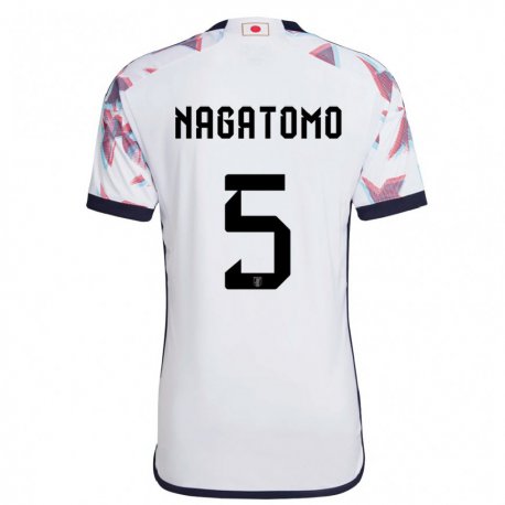 Kandiny Niño Camiseta Japón Yuto Nagatomo #5 Blanco 2ª Equipación 22-24 La Camisa Chile