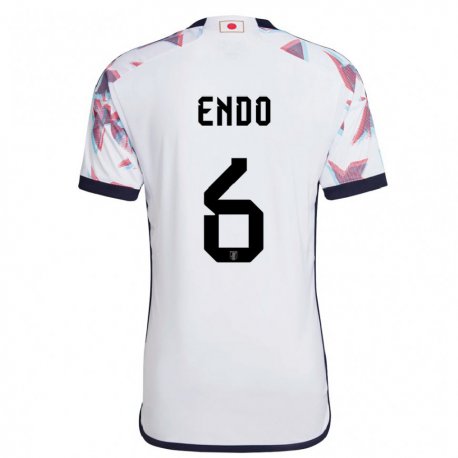 Kandiny Niño Camiseta Japón Wataru Endo #6 Blanco 2ª Equipación 22-24 La Camisa Chile
