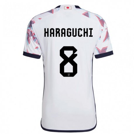 Kandiny Niño Camiseta Japón Genki Haraguchi #8 Blanco 2ª Equipación 22-24 La Camisa Chile