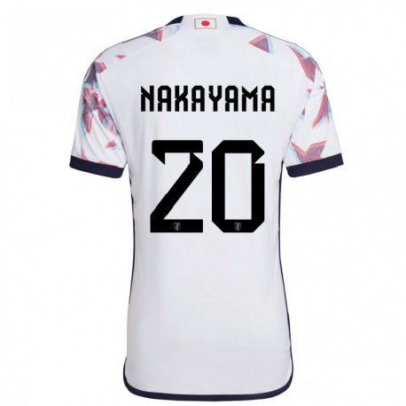 Kandiny Niño Camiseta Japón Yuta Nakayama #20 Blanco 2ª Equipación 22-24 La Camisa Chile