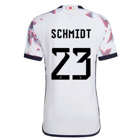 Kandiny Niño Camiseta Japón Daniel Schmidt #23 Blanco 2ª Equipación 22-24 La Camisa Chile