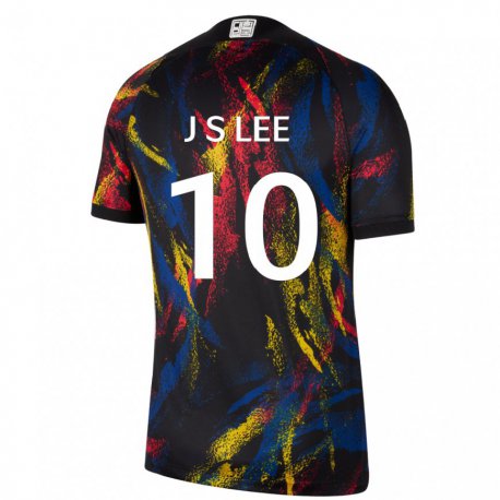 Kandiny Niño Camiseta Corea Del Sur Jae-sung Lee #10 Multicolores 2ª Equipación 22-24 La Camisa Chile