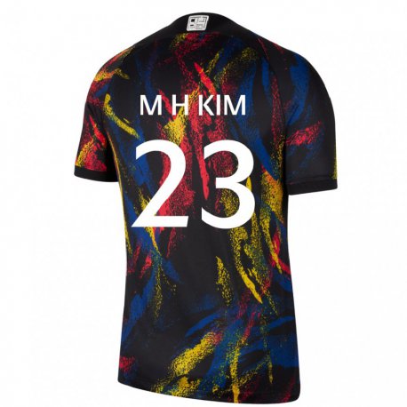 Kandiny Niño Camiseta Corea Del Sur Moon-hwan Kim #23 Multicolores 2ª Equipación 22-24 La Camisa Chile