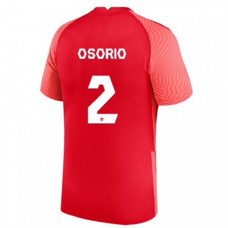 Kandiny Hombre Camiseta Canadá Jonathan Osorio #21 Rojo 1ª Equipación 22-24 La Camisa Chile
