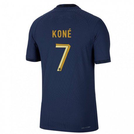 Kandiny Niño Camiseta Francia Kouadio Kone #7 Azul Marino 1ª Equipación 22-24 La Camisa Chile